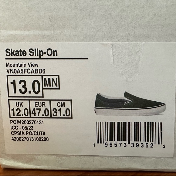 Vans Skate Slip-On “Mountain View”- SZ13 - Picture 5 of 6